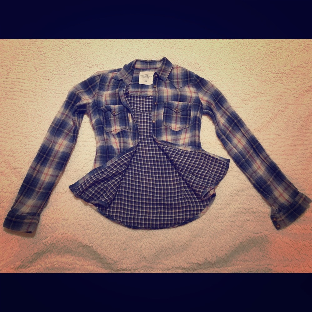 H&M plaid flannel top 💎